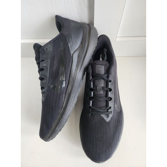 Nike Air Winflo‎ 9 Mens Running Shoes Triple Black DD6203-002 Size 12.5 main image 9